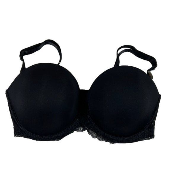 Nwt Secret Possessions Black Padded Bra 34DD - Picture 1 of 8